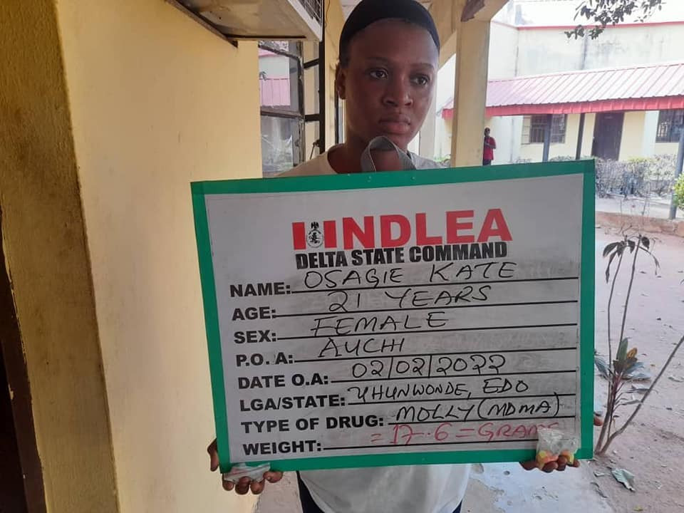 NDLEA arrests dismissed DPO, Female drup kingpin, others with hard substances  (photos)
