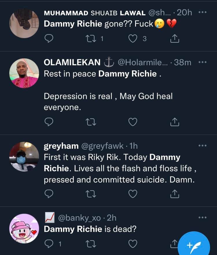 Friends mourn popular Nigerian socialite Dammie Richie following his sudden demise