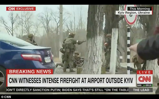 Ukraine says forces regained control of airport taken by Russians