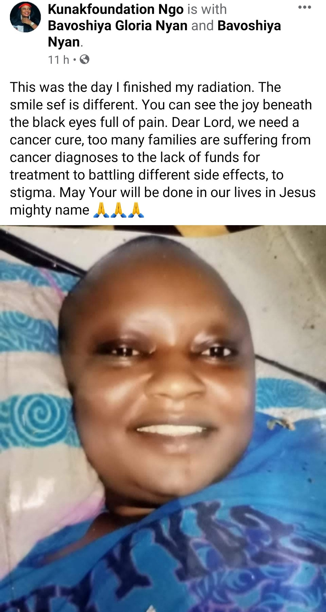 Kaduna woman healed of breast, intestinal, liver and stomach cancer shares testimony as she steps out wearing dress she was to be buried in