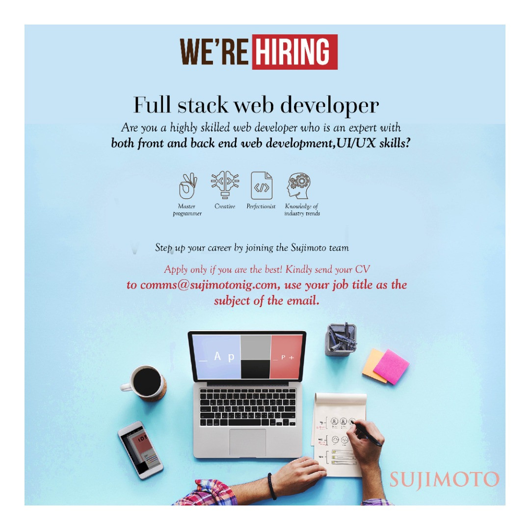 Take Your Career To The Next Level - Sujimoto Is Hiring!