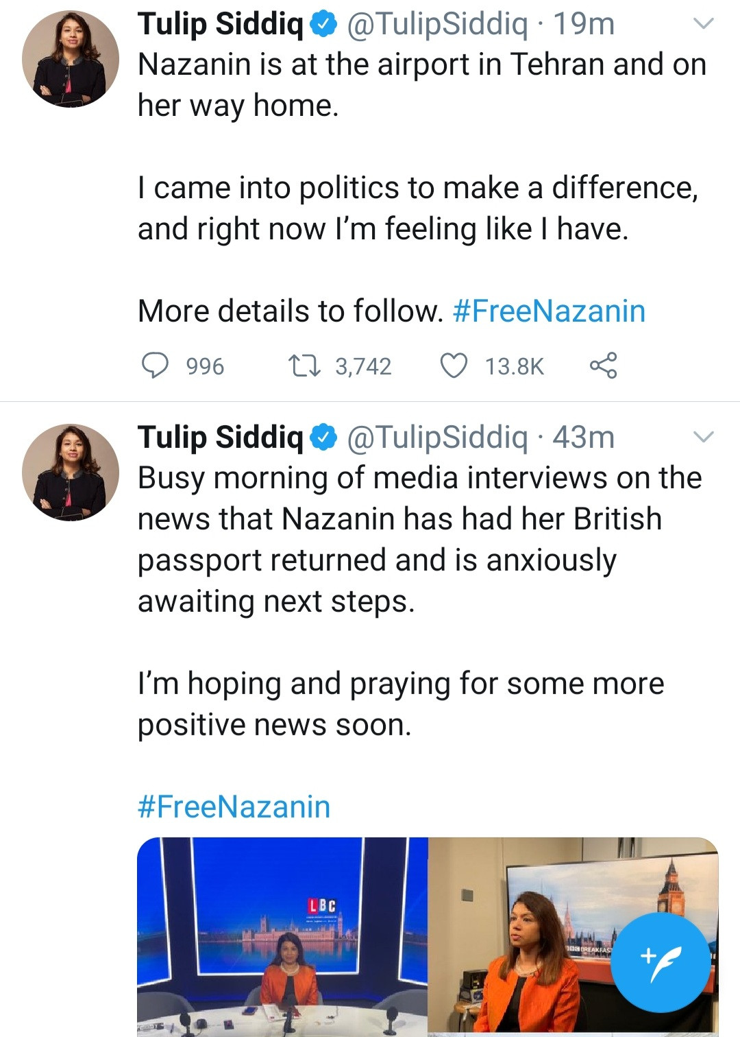British mum Nazanin Zaghari-Ratcliffe finally freed from Iran jail after six years